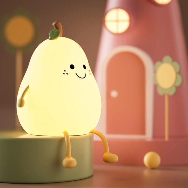 Silicone Pear Night Lamp –